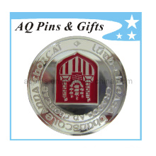 999 Sterling Silver Challenge Coin with Soft Enamel